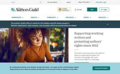 authorsguild.org screenshot