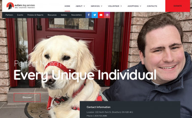 autismdogservices.ca screenshot