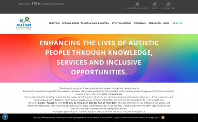 autismedmonton.org screenshot