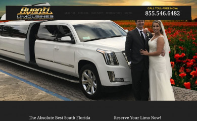 avantilimousines.com screenshot