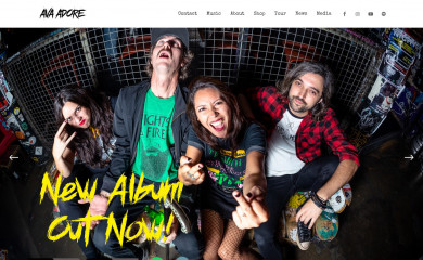 avaadorerock.com screenshot