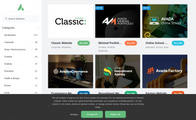 http://avada.theme-fusion.com/ screenshot