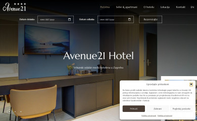 avenue21zagreb.com screenshot
