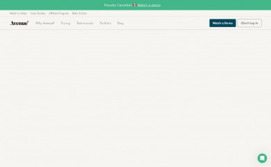 https://avenuehq.com/ screenshot