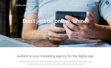 https://avelient.co screenshot