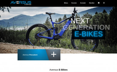 aversusbikes.ch screenshot