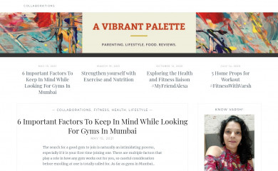 avibrantpalette.com screenshot