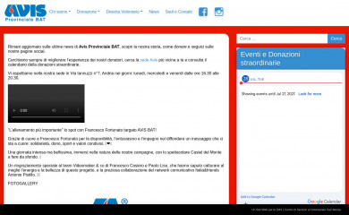 avisprovincialebat.it screenshot
