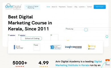 avivdigital.in screenshot