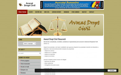 avocat-drept-civil.ro screenshot