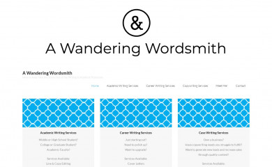 awanderingwordsmith.com screenshot