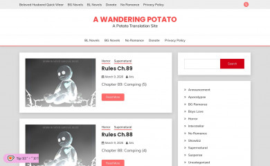 awanderingpotato.com screenshot