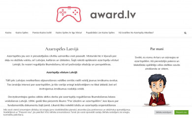 award.lv screenshot
