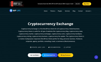 https://awplife.com/wordpress-free-theme/cryptocurrency-exchange/ screenshot