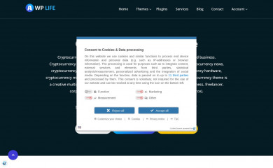 https://awplife.com/wordpress-free-theme/cryptocurrency-exchange/ screenshot