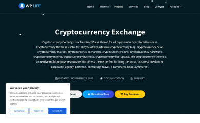 Cryptocurrency Exchange screenshot