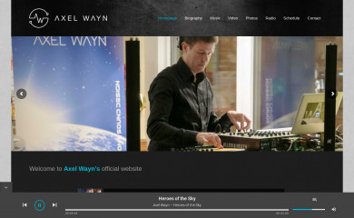 axelwayn.com screenshot