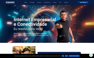 axes.com.br screenshot