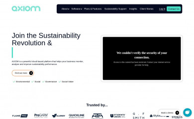 axiom-sustainability.com screenshot