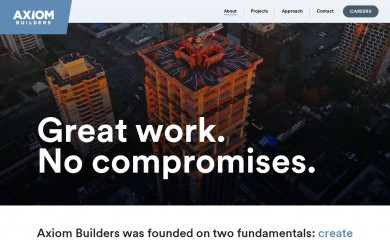 axiombuilders.ca screenshot