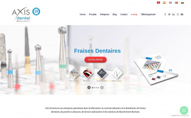 axis-dental.ch screenshot