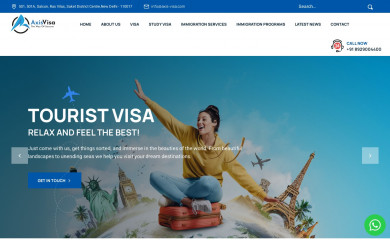 axis-visa.com screenshot