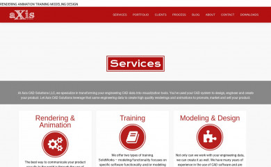 axiscadsolutions.com screenshot
