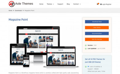 https://axlethemes.com/wordpress-themes/magazine-point/ screenshot