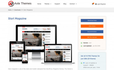 https://axlethemes.com/wordpress-themes/start-magazine/ screenshot