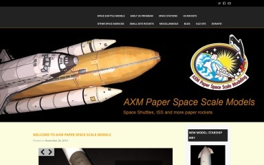axmpaperspacescalemodels.com screenshot
