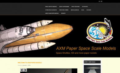 axmpaperspacescalemodels.com screenshot
