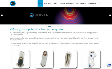 axtxraytubes.com screenshot