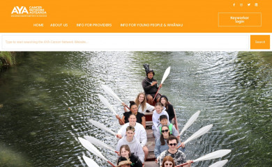 ayacancernetwork.org.nz screenshot