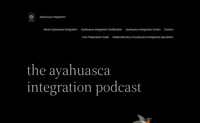ayahuascaintegration.org screenshot