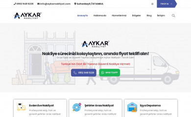 aykarnakliyat.com screenshot