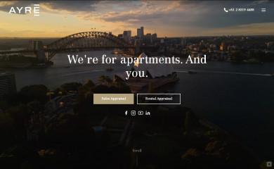 ayre.com.au screenshot