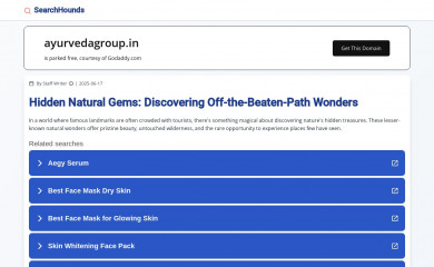 ayurvedagroup.in screenshot