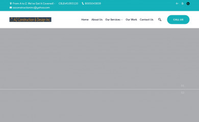 azconstructionanddesign.com screenshot