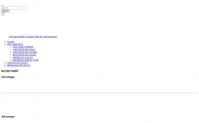 azcreationweb.fr screenshot