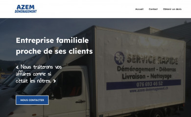azem-demenagement.ch screenshot