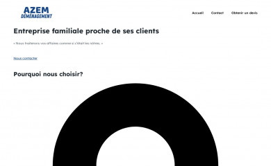azem-demenagement.ch screenshot