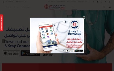 http://azhd.ae screenshot