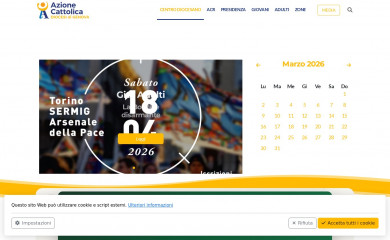 azionecattolica.ge.it screenshot