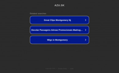 azu.sk screenshot
