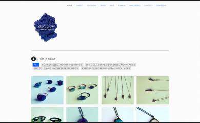 azure-jewelry.com screenshot