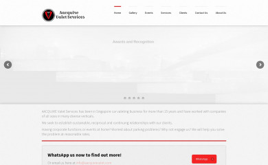 aacquirevalet.com screenshot