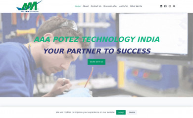 aaa-poteztechnology.com screenshot
