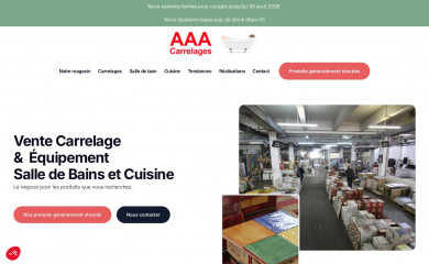 aaacarrelages.com screenshot