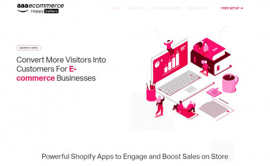 aaaecommerce.com screenshot