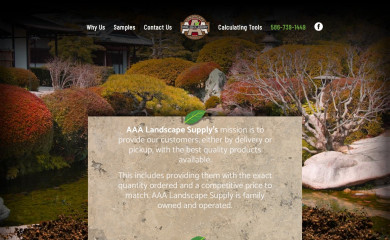 aaalandscapesupply.com screenshot